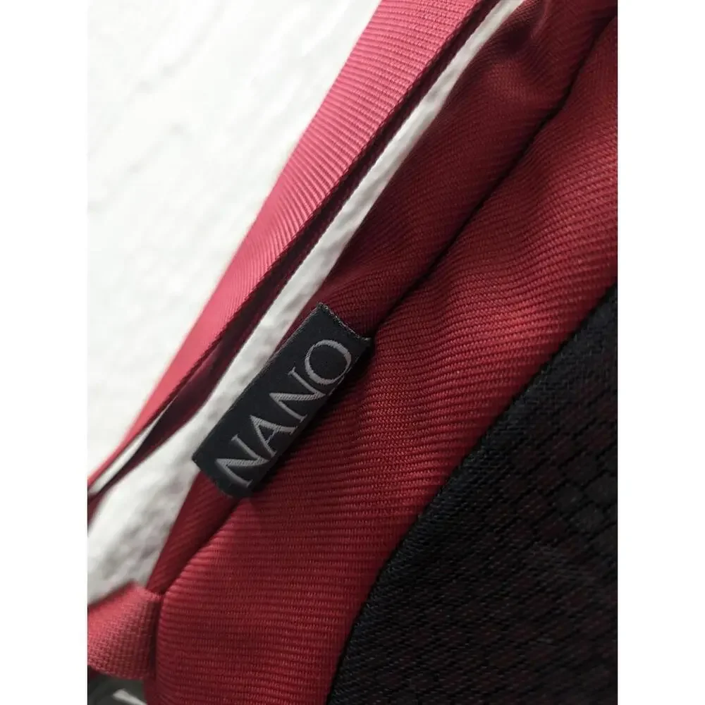 Osprey Nano Port Shoulder Bag Red Messenger Laptop Hiking Commuter